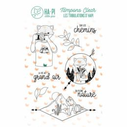 Tampon Clear - LES TRIBULATION D'HAPI Hapi au Grand Air - Ha.Pi Little Fox