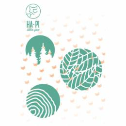 Dies Découpe Ha.Pi Little Fox - Matrice découpe BULLES EN FORET