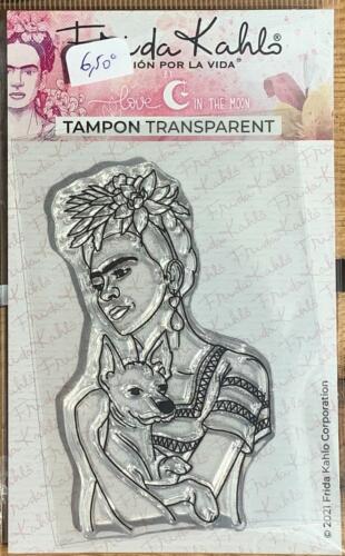 Tampon Clear - La femme au Chien FRIDA KAHLO - Love In The Moon