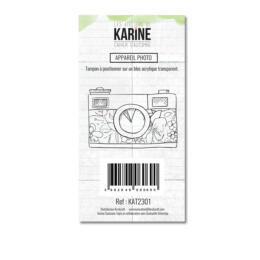 Tampon Clear - CAHIER D'AUTOMNE - APPAREIL PHOTO - Ateliers de Karine