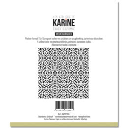 Pochoir LES ATELIERS DE KARINE - MOUCHARABIEH - Collection Cahier d'Automne