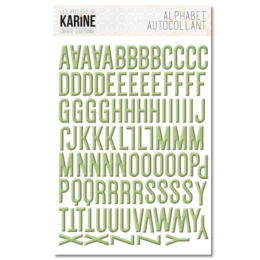 Stickers Alphabet - CAHIER D'AUTOMNE - Ateliers de Karine
