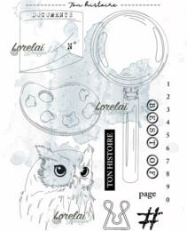 Tampon Clear - MEMENTO - TON HISTOIRE - Lorelai Design