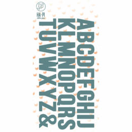 Dies Découpe Ha.Pi Little Fox - Matrice découpe ALPHABET