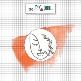 Sceau en Laiton 25mm  - VISAGE 