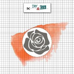 Sceau en Laiton 25mm  - ROSE