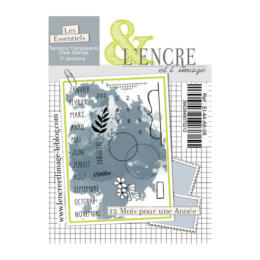Tampon Clear - 12 MOIS POUR UNE ANNEE - L'Encre & l'Image