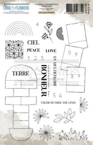 Tampon Clear - Journal Chromatique - MULTICOLORE - Chou & Flower