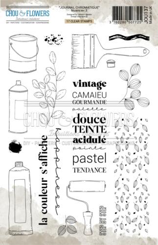 Tampon Clear - Journal Chromatique - NUANCIER 3 - Chou & Flower