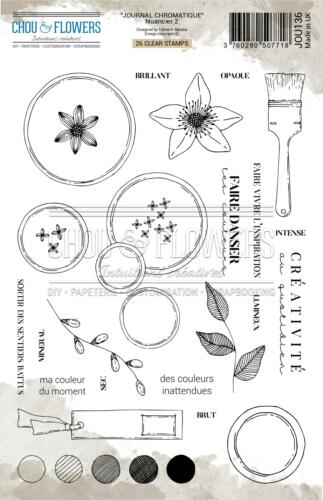 Tampon Clear - Journal Chromatique - NUANCIER 2 - Chou & Flower