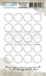 Tampon Clear - Journal Chromatique - FOND ROND PALETTE - Chou & Flower 