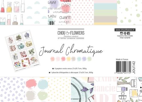 Chou and Flowers - le Kit JOURNAL CHROMATIQUE Papiers A4