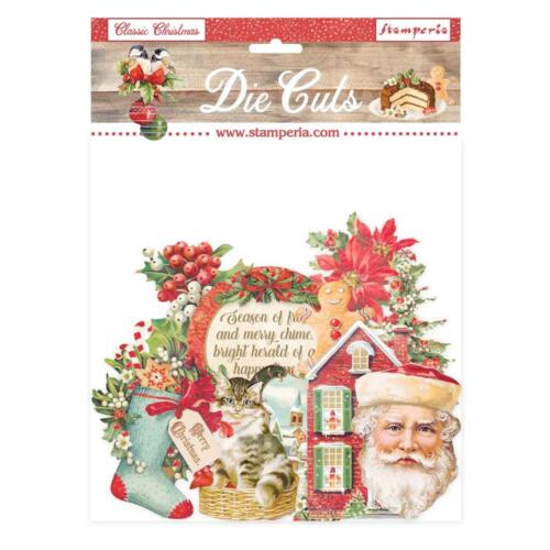 STAMPERIA - Collection CLASSIC CHRISTMAS - Die Cuts Découpes Carton