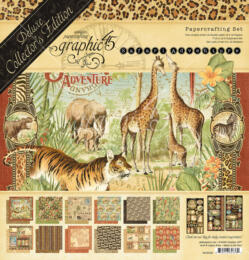 Graphic 45 - Pack Deluxe Collector 's - SAFARI ADVENTURE 