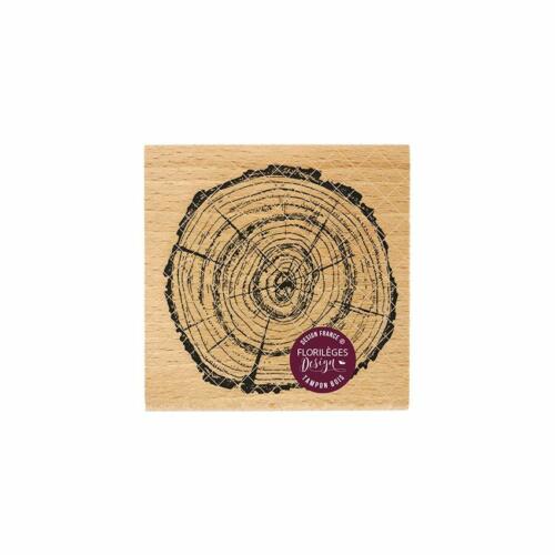 Tampon Bois - RONDIN LARGE   - Terre des Sens Florilèges Design