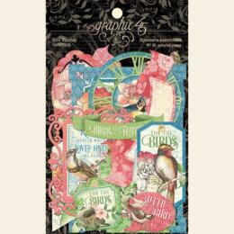 JOURNALING & EPHEMERA CARDS - Ephemera Bird Watcher - Graphic 45