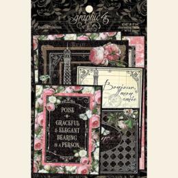 JOURNALING & EPHEMERA CARDS - Journaling Cards Elegance - Graphic 45