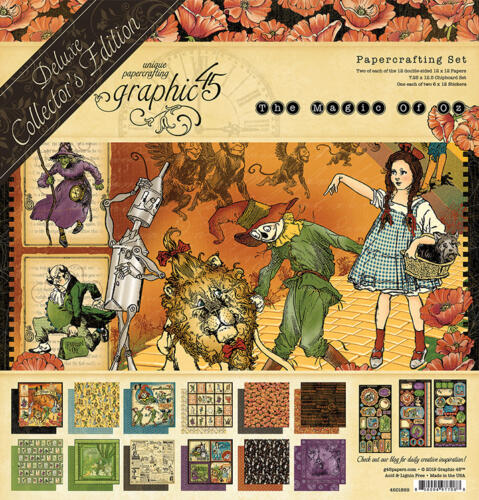Graphic 45 - Pack Deluxe Collector 's - THE MAGIC OF OZ