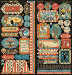 Graphic 45 - STICKERS COME ONE COME ALL (30x30)