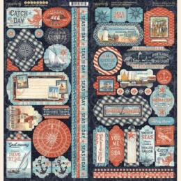 Graphic 45 - STICKERS CATCH OF THE DAY (30x30)