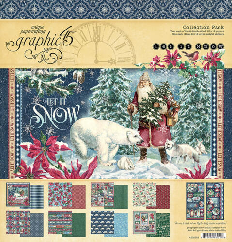 Graphic 45 - LET IT SNOW - Collection Pack