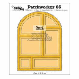 Dies Découpe Crealies - Matrice découpe PATCHWORKZZ N°03