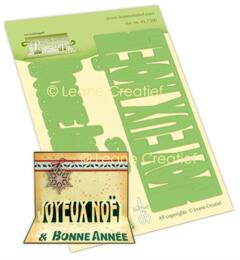 Dies Découpe Leane Creatief - Matrice découpe POP-UP SOUHAITS DE NOEL