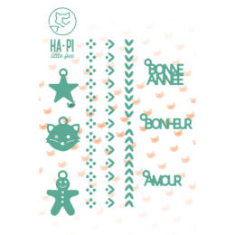 Dies Découpe Ha.Pi Little Fox - Matrice découpe BRELOQUES ET BORDURES SCANDINAVES Collection Un Conte Nordique