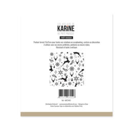 Pochoir LES ATELIERS DE KARINE - FORET MAGIQUE  - Collection Au Pays Magique 