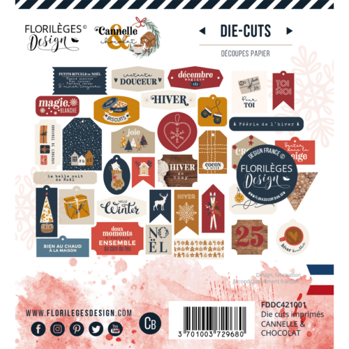 Florilèges Design -  CANNELLE & CHOCOLAT - Die Cuts Imprimés