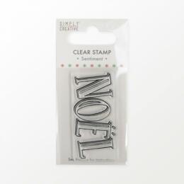 Tampon Clear - NOEL (3.5x7.5cm) - Simply Creative