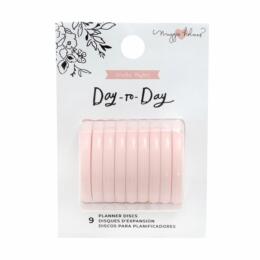 Disques de reliure -36mm ROSE BEBE pour reliure à disques