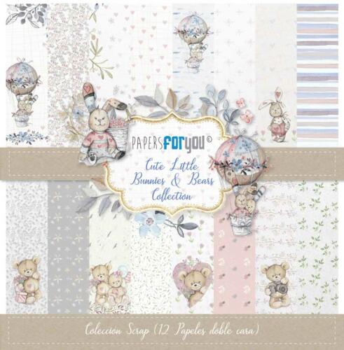 Papers For You - Collection CUTE LITTLE BUNNIES & BEARS - Paper Pad 30x30