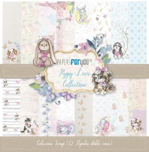 Papers For You - Collection PUPPY LOVE - Paper Pad 30x30