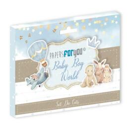 Papers For You - Assortiment DIE CUT BABY BOY WORLD