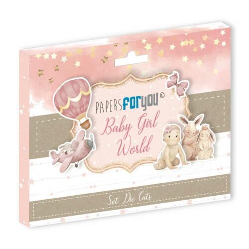 Papers For You - Assortiment DIE CUT BABY GIRL WORLD