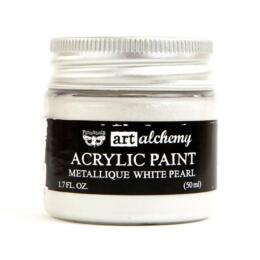 Peinture Acrylique Métallique Art Alchemy WHITE PEARL Prima Marketing