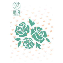 Dies Découpe Ha.Pi Little Fox - Matrice découpe TROIS ROSES Collection Portobello