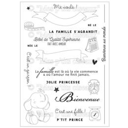 Tampon Clear - PITCHOUN Me Voilà! - Mes P'tits Ciseaux