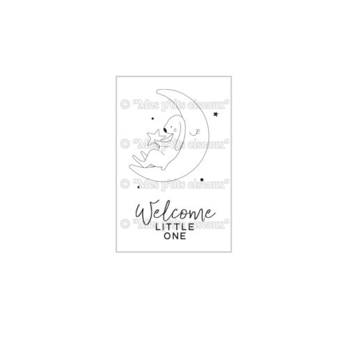 Tampon Clear - PITCHOUN Welcome Little One - Mes P'tits Ciseaux