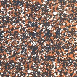 Papier Fantaisie 100% Coton - ABSTRACT Bleu/Cuivre