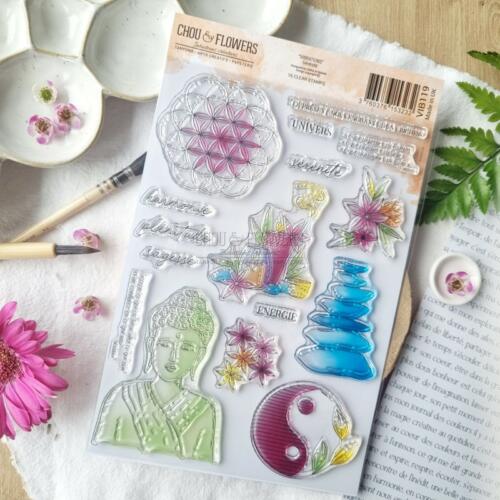 Tampon CLEAR - SERENITE - Collection VIBRATIONS  - Chou Flowers