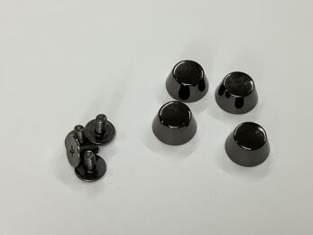  PIEDS à vis NOIR 12mm (x4)