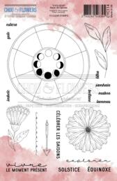 Tampon Clear - CYCLIQUE - ROUE DE L'ANNEE - Chou & Flower