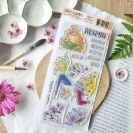 Tampon CLEAR - RESPIRE - Collection VIBRATIONS  - Chou Flowers