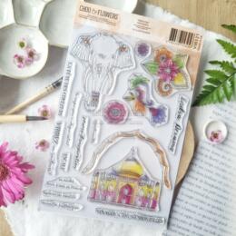 Tampon CLEAR - INDIA DREAMS - Collection VIBRATIONS  - Chou Flowers