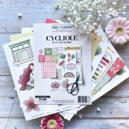 Chou and Flowers - ILLUSTRATIONS à découper CYCLIQUE