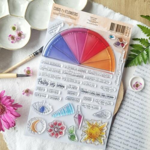 Tampon CLEAR - LE CADRAN - Collection VIBRATIONS  - Chou Flowers