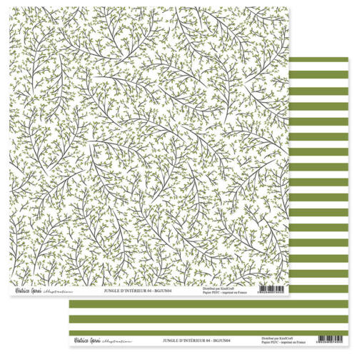 Béatrice Garni  - Papier N°4 JUNGLE D'INTERIEUR