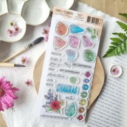 Tampon CLEAR - CHAKRAS - Collection VIBRATIONS  - Chou Flowers